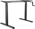 ErgoSmart Manual Desk 1360x800x36 мм (дуб натуральный/черный)