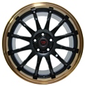 Sakura Wheels 366 7.5x17/5x108 D73.1 ET40 Черный с бронзой