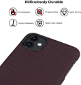 Pitaka MagEZ для iPhone 11 (plain, черный/красный)