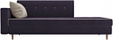 Лига диванов Селена 105220 (левый, велюр, фиолетовый)