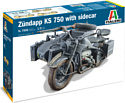 Italeri 7406 Zundapp Ks 750 With Sidecar