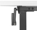 ErgoSmart Manual Desk Compact (белый/бетон)