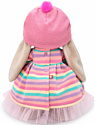 BUDI BASA Collection Зайка Ми в полосатом платье с леденцом StM-388 (32 см)
