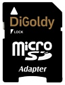 Digoldy microSDHC class 10 32GB + SD adapter