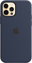 Apple MagSafe Silicone Case для iPhone 12/12 Pro (темный ультрамарин)