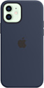 Apple MagSafe Silicone Case для iPhone 12/12 Pro (темный ультрамарин)