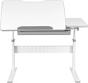Anatomica Dunga + надстройка + органайзер + подставка для книг с креслом Бюрократ KD-2 цвета салатовый (белый/серый)