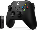 Microsoft Xbox + беспроводной адаптер (черный)