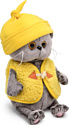 BUDI BASA Collection Басик Baby в шапочке и меховом жилете BB-107 (20 см)