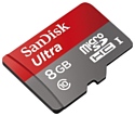 Sandisk Ultra microSDHC Class 10 UHS-I 48MB/s 8GB + SD adapter