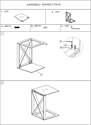 Stool Group Кросс 40x40 EET-008-C (прозрачное стекло/сталь серебристый)