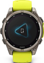 Garmin Fenix 8 Sapphire Solar 47mm (силиконовый ремешок)
