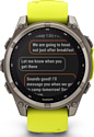 Garmin Fenix 8 Sapphire Solar 47mm (силиконовый ремешок)