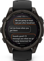 Garmin Fenix 8 Sapphire Solar 47mm (силиконовый ремешок)