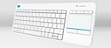 Logitech Wireless Touch Keyboard K400 Plus White