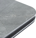 Аврора Леон 120-184x80 (камень серый/черный матовый)