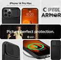 Spigen Optik Armor (MagFit) для iPhone 14 Pro Max ACS04848 (черный)