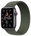 Apple Watch SE GPS + Cellular 44mm Aluminum Case with Braided Solo Loop