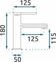 Rea Oval B6516 (черный)