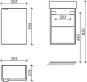 Sancos Mini MN35ECHR (дуб чарльстон)