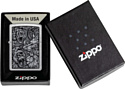 Zippo Jungle Design Street Chrome 48567