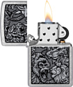 Zippo Jungle Design Street Chrome 48567