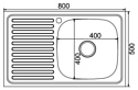 Mixline 50х80 (0,6) 3 1/2 правая