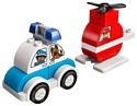 LEGO DUPLO 10957 Мой первый пожарный вертолет и полицейский автомобиль