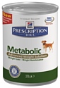 Hill's (0.37 кг) 1 шт. Prescription Diet Metabolic Canine Original canned
