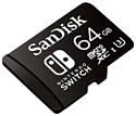 SanDisk Nintendo Switch microSDXC Class 10 UHS Class 3 64GB