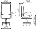 Brabix Balance MG-320 (черный/оранжевый)