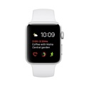 Apple Watch Series 2 42mm Silver with White Sport Band (MNPJ2)