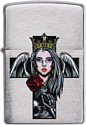 Zippo Cross, Queen and Skull Design 49262