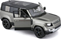 Bburago Land Rover Defender 2022 18-21101 (серебристый)
