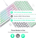 Royal Kludge RK84 ISO RGB white, RK Red Royal Kludge RK84 ISO RGB white, RK Red