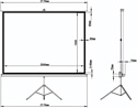 BRAUBERG Tripod 1:1 (150x200) 236732