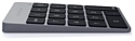 Satechi Aluminum Slim Rechargeable Keypad Space Gray Bluetooth