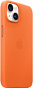Apple MagSafe Leather Case для iPhone 14 (оранжевый)