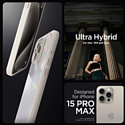 Spigen Ultra Hybrid для iPhone 15 Pro Max ACS07209 (серый)