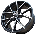 Sakura Wheels 9517 6.5x16/5x114.3 D73.1 ET48 Черный с полировкой