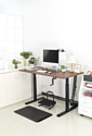 ErgoSmart Manual Desk (бетон чикаго светло-серый/черный)