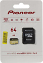 Pioneer APS-MT1D-064 microSDHC 64Gb + SD Adapter