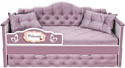 Настоящая мебель Иллюзия 80x170 с дополнительным спальным местом (вельвет)