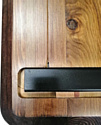 ErgoSmart Wooden Electric Desk 1300х750х27 мм (дуб натуральный/черный)