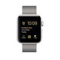 Apple Watch Series 2 38mm Silver with Pearl Woven Nylon (MNNX2)