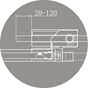 Cezares SLIDER-A-2-100/110-C-NERO