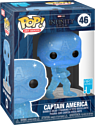 Funko POP! Art Series Bobble Marvel Captain America Blue 57614