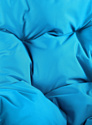M-Group Капля Лори 11530203 (коричневый ротанг/голубая подушка)