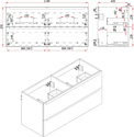 ЗОВ Дион 120 D120LHO0M9003MKV5-KP13W (белый матовый/дуб)