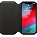 Apple Leather Folio для iPhone XS Max Black